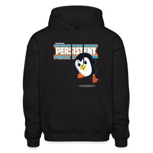 
            
                Load image into Gallery viewer, Persistent Penguin Character Comfort Adult Hoodie - black
            
        