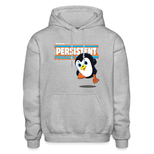 
            
                Load image into Gallery viewer, Persistent Penguin Character Comfort Adult Hoodie - heather gray
            
        