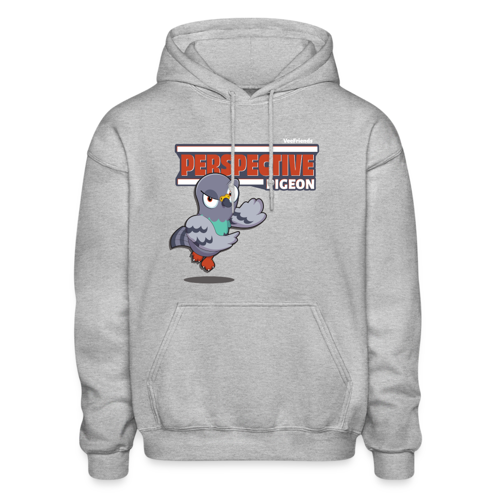 Perspective Pigeon Character Comfort Adult Hoodie - heather gray