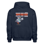 Perspective Pigeon Character Comfort Adult Hoodie - navy