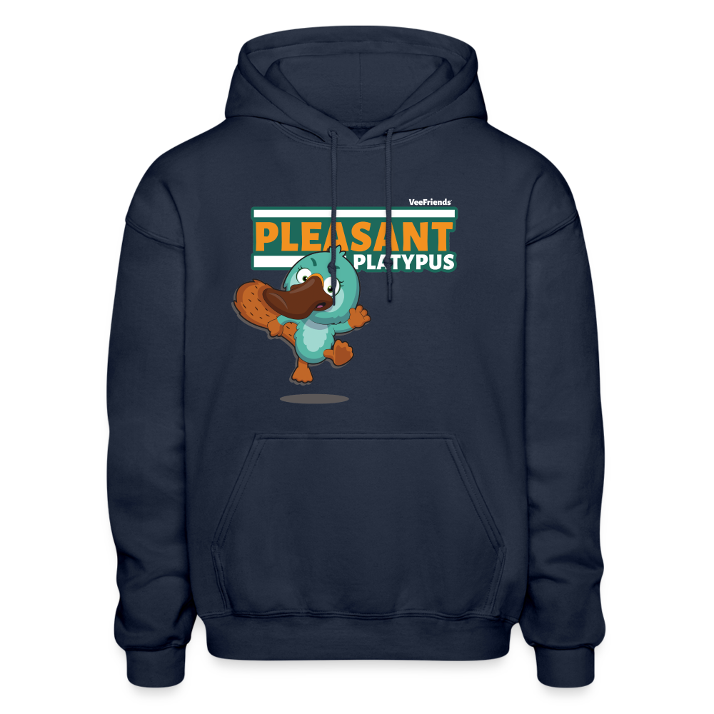 
            
                Load image into Gallery viewer, Pleasant Platypus Character Comfort Adult Hoodie - navy
            
        