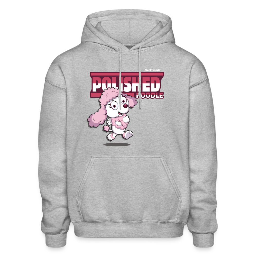 Polished Poodle Character Comfort Adult Hoodie - heather gray