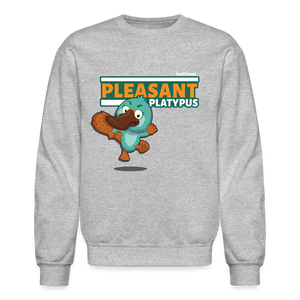 
            
                Load image into Gallery viewer, Pleasant Platypus Character Comfort Adult Crewneck Sweatshirt - heather gray
            
        