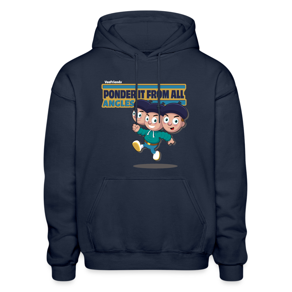 Ponder It From All Angles Character Comfort Adult Hoodie - navy