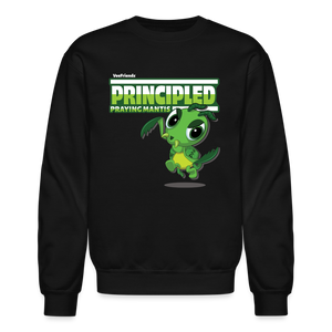 
            
                Load image into Gallery viewer, Principled Praying Mantis Character Comfort Adult Crewneck Sweatshirt - black
            
        