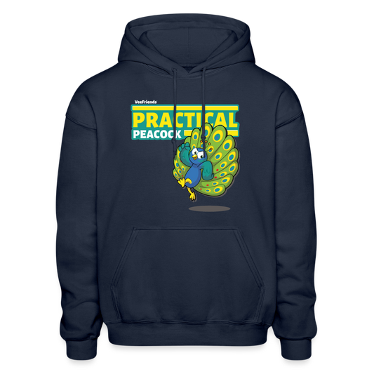 Practical Peacock Character Comfort Adult Hoodie - navy