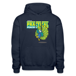 Practical Peacock Character Comfort Adult Hoodie - navy