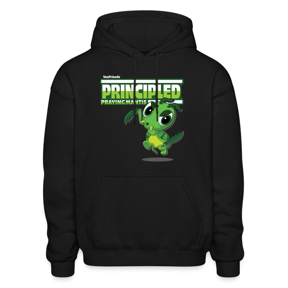 Principled Praying Mantis Character Comfort Adult Hoodie - black