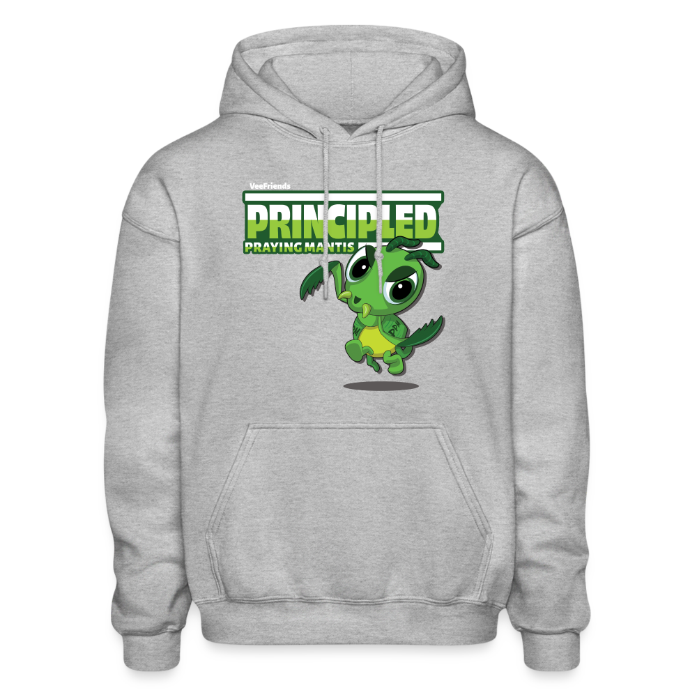 Principled Praying Mantis Character Comfort Adult Hoodie - heather gray