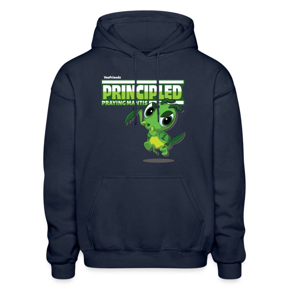 Principled Praying Mantis Character Comfort Adult Hoodie - navy