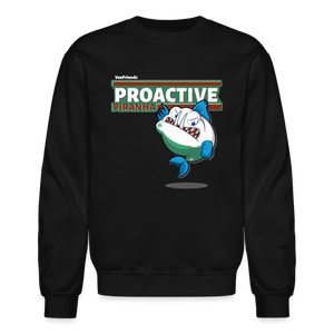 
            
                Load image into Gallery viewer, Proactive Piranha Character Comfort Adult Crewneck Sweatshirt - black
            
        