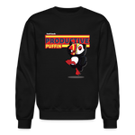 Productive Puffin Character Comfort Adult Crewneck Sweatshirt - black