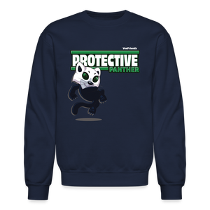 
            
                Load image into Gallery viewer, Protective Panther Character Comfort Adult Crewneck Sweatshirt - navy
            
        