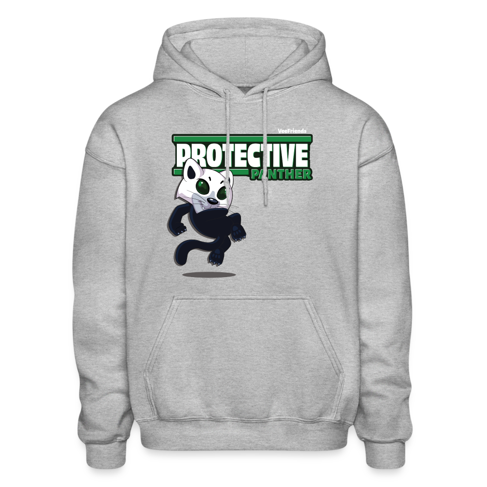 
            
                Load image into Gallery viewer, Protective Panther Character Comfort Adult Hoodie - heather gray
            
        