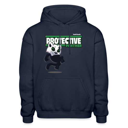 Protective Panther Character Comfort Adult Hoodie - navy