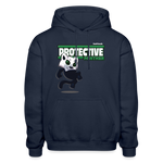 Protective Panther Character Comfort Adult Hoodie - navy