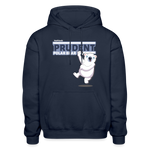 Prudent Polar Bear Character Comfort Adult Hoodie - navy