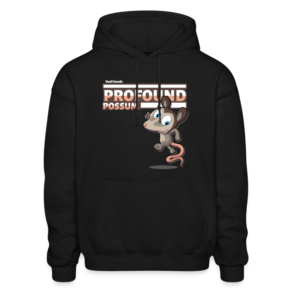 Profound Possum Character Comfort Adult Hoodie - black