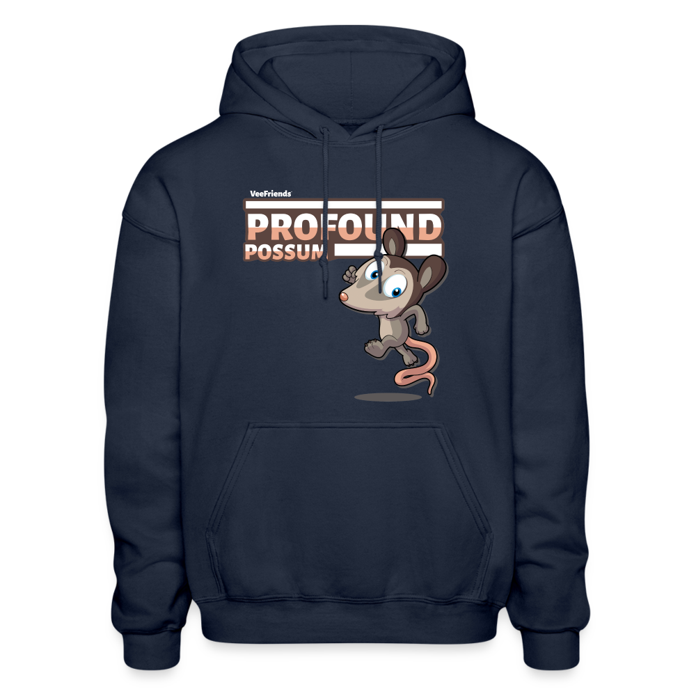 
            
                Load image into Gallery viewer, Profound Possum Character Comfort Adult Hoodie - navy
            
        