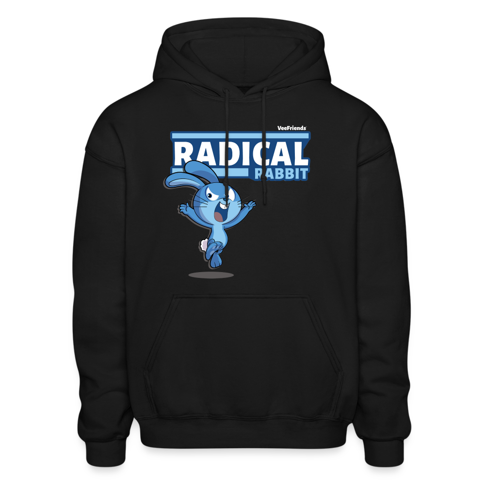 Radical Rabbit Character Comfort Adult Hoodie - black