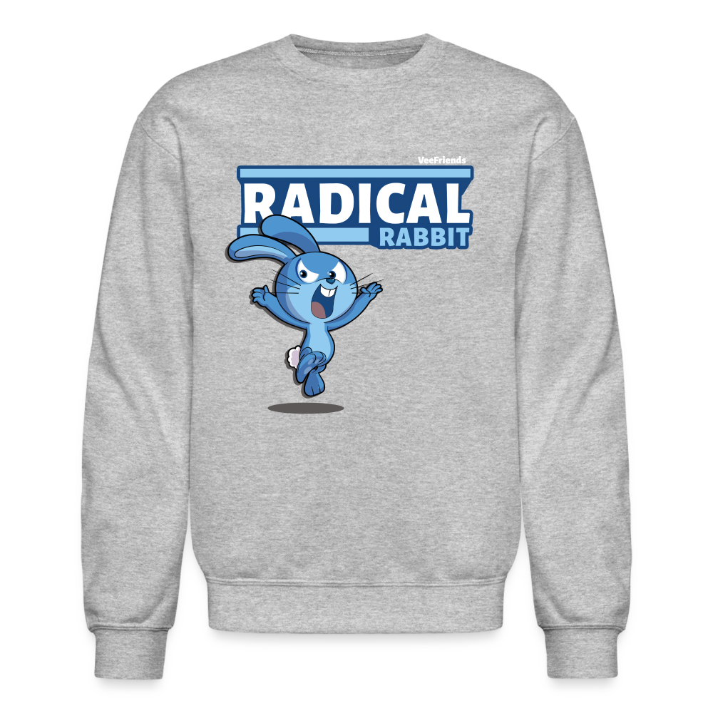 
            
                Load image into Gallery viewer, Radical Rabbit Character Comfort Adult Crewneck Sweatshirt - heather gray
            
        