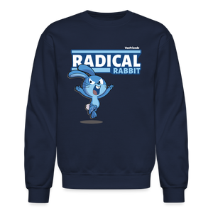
            
                Load image into Gallery viewer, Radical Rabbit Character Comfort Adult Crewneck Sweatshirt - navy
            
        