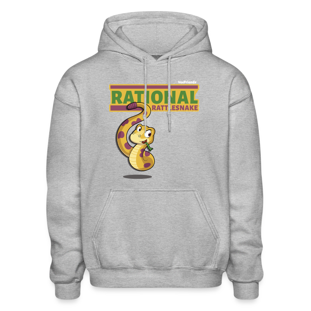 Rational Rattlesnake Character Comfort Adult Hoodie - heather gray