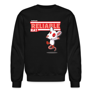 
            
                Load image into Gallery viewer, Reliable Rat Character Comfort Adult Crewneck Sweatshirt - black
            
        
