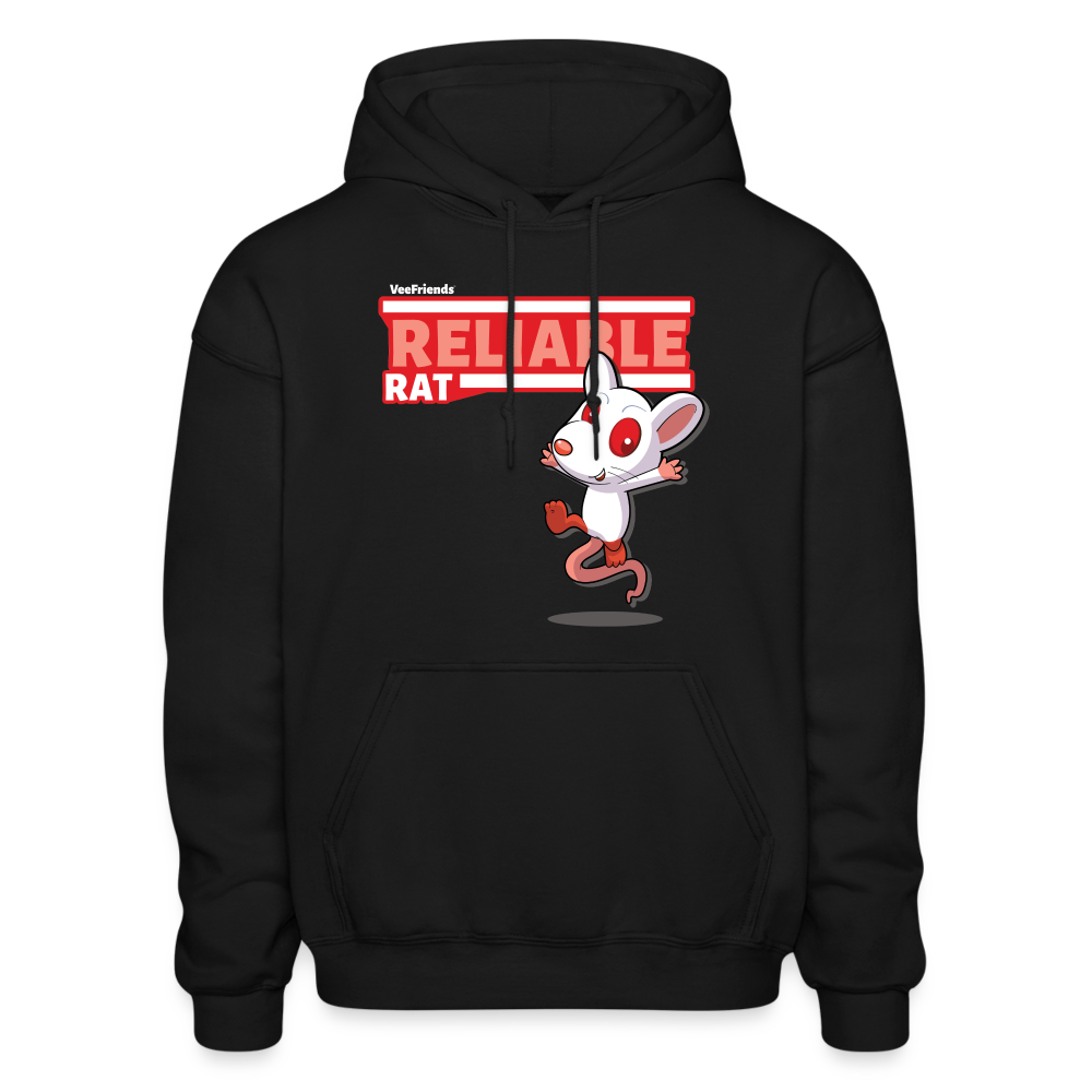 Reliable Rat Character Comfort Adult Hoodie - black