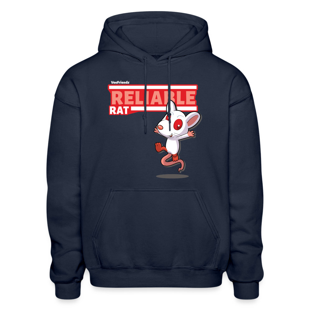 Reliable Rat Character Comfort Adult Hoodie - navy