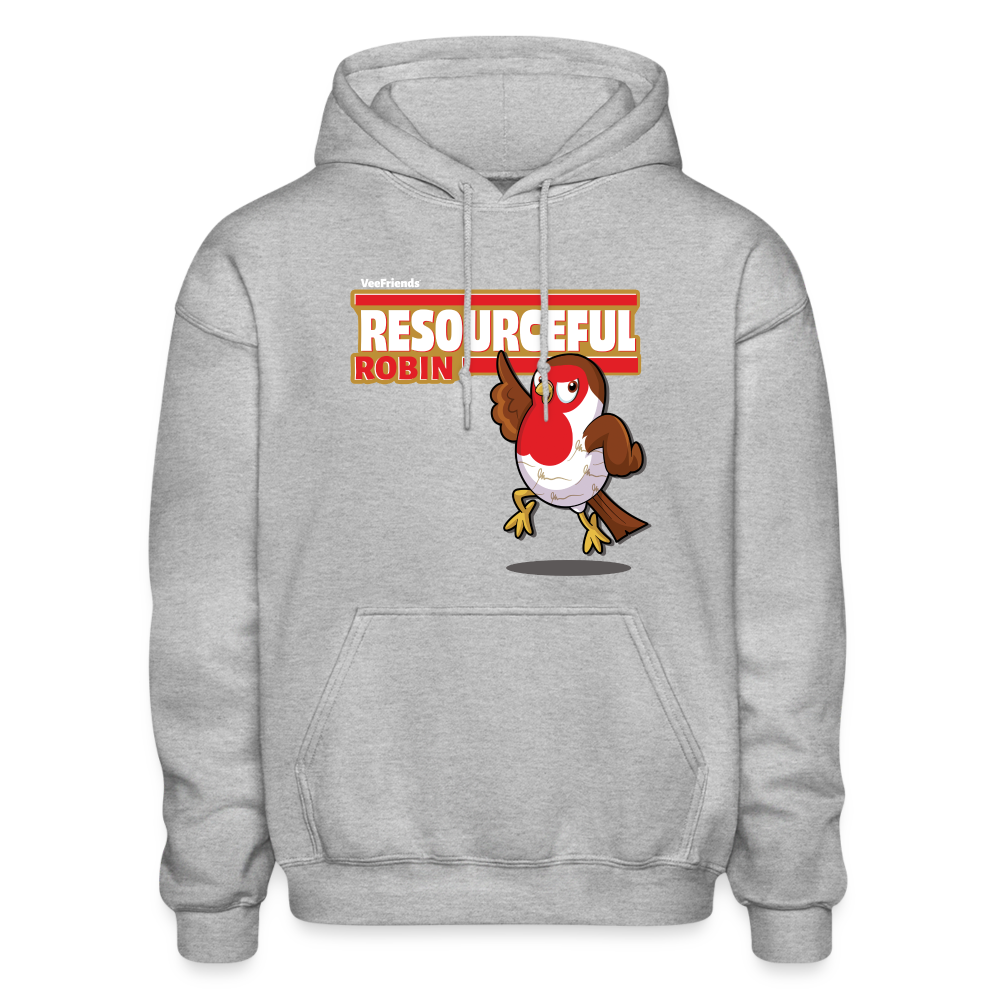 Resourceful Robin Character Comfort Adult Hoodie - heather gray