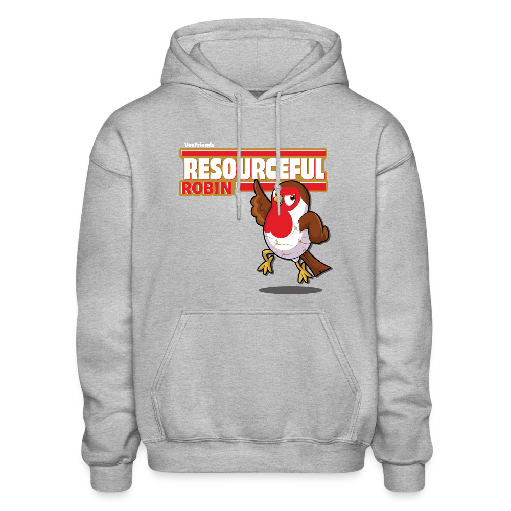 
            
                Load image into Gallery viewer, Resourceful Robin Character Comfort Adult Hoodie - heather gray
            
        