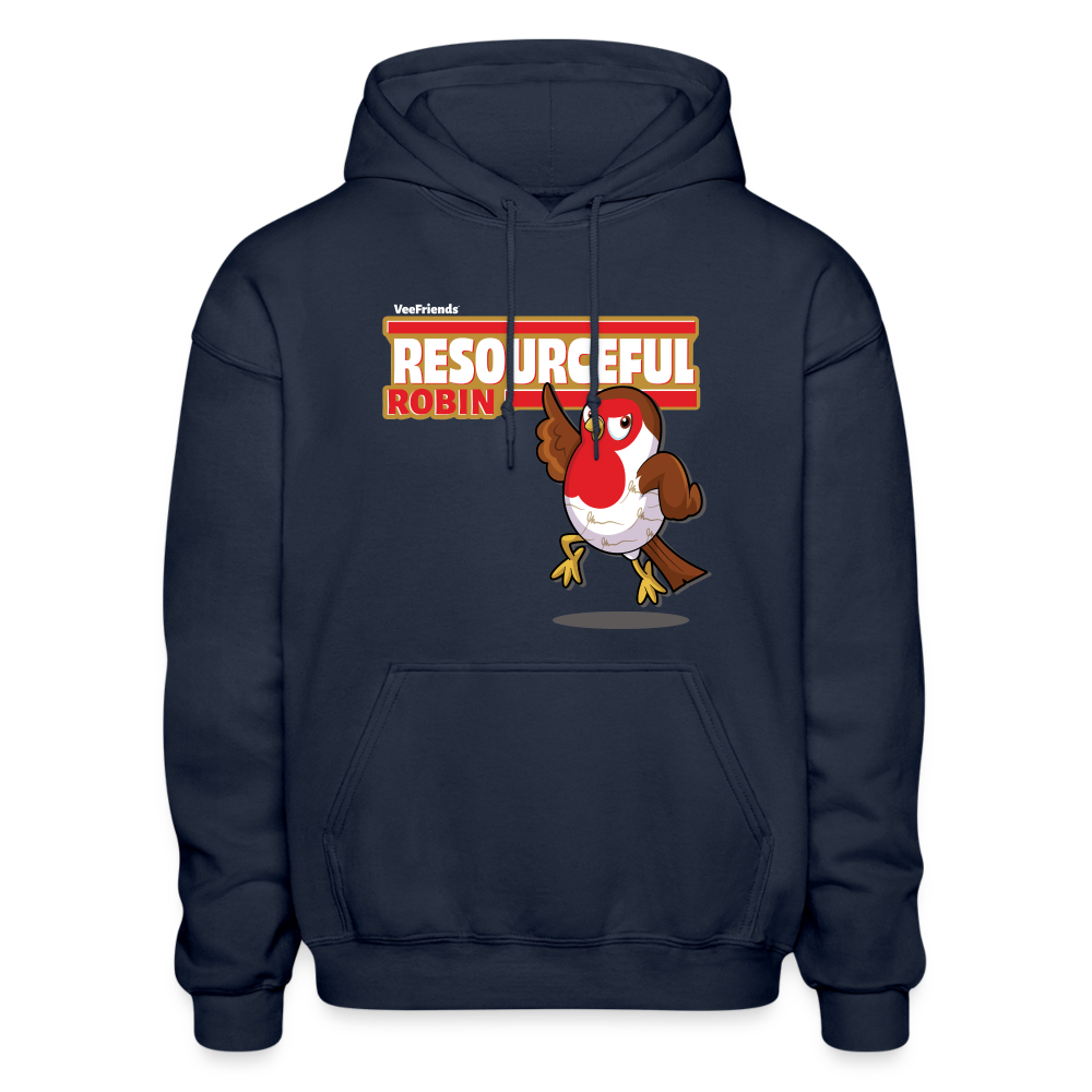 Resourceful Robin Character Comfort Adult Hoodie - navy