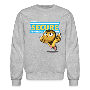 
            
                Load image into Gallery viewer, Secure Sparrow Character Comfort Adult Crewneck Sweatshirt - heather gray
            
        