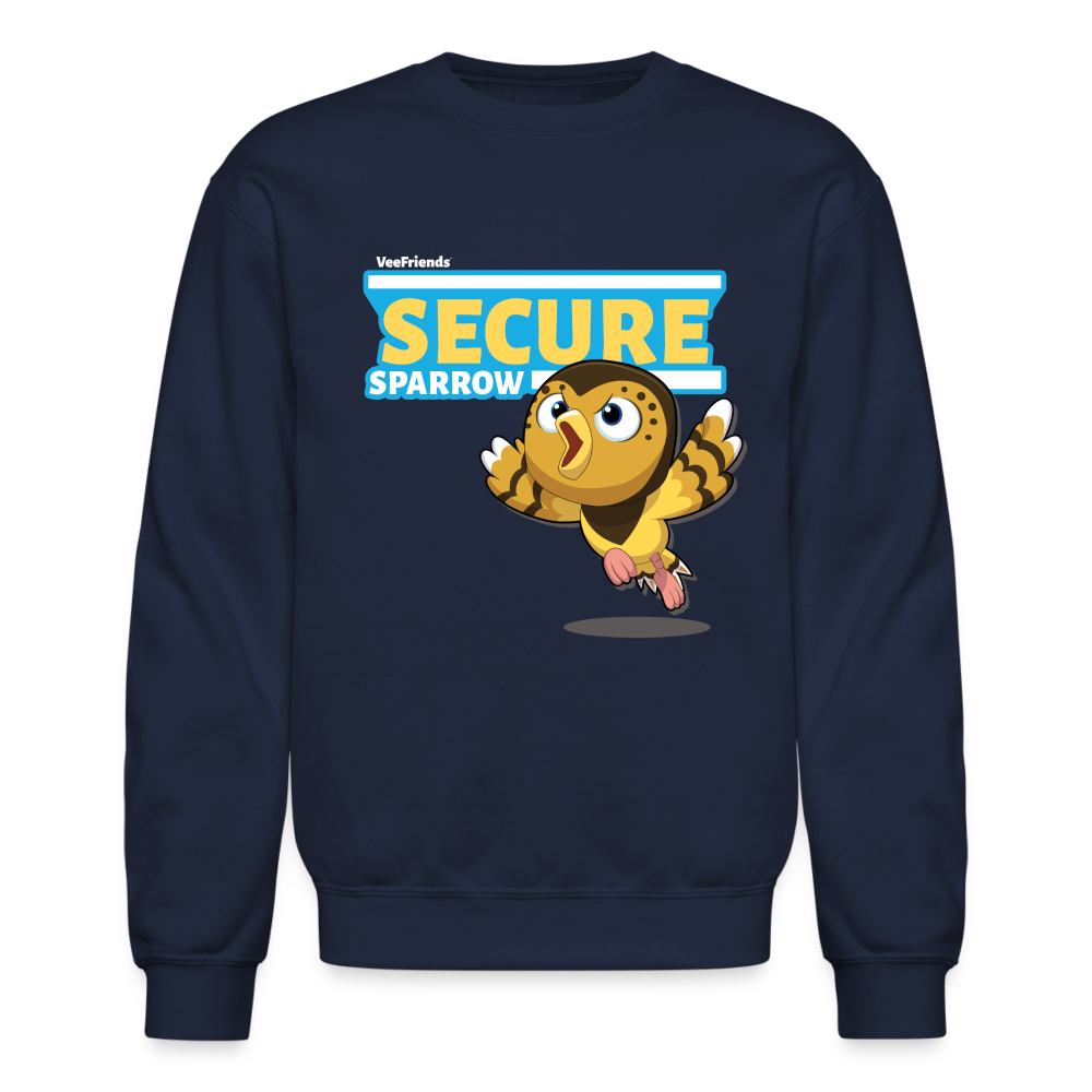 
            
                Load image into Gallery viewer, Secure Sparrow Character Comfort Adult Crewneck Sweatshirt - navy
            
        