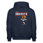 Sensible Sommelier Character Comfort Adult Hoodie - navy