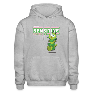 Sensitive Centipede Character Comfort Adult Hoodie - heather gray