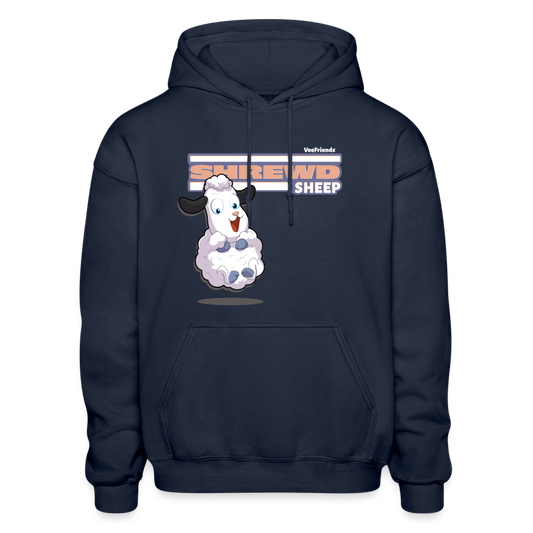 Shrewd Sheep Character Comfort Adult Hoodie - navy