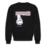 Shrewd Sheep Character Comfort Adult Crewneck Sweatshirt - black