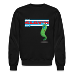 Slay’n Slug Character Comfort Adult Crewneck Sweatshirt - black