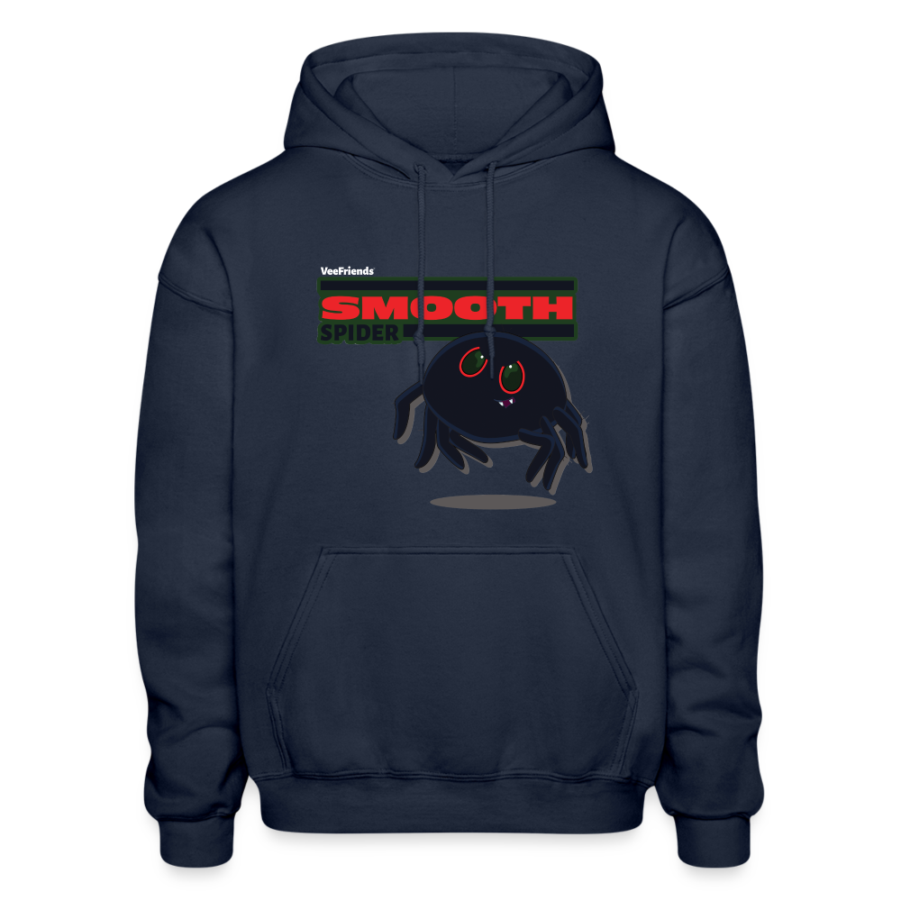 Smooth Spider Character Comfort Adult Hoodie - navy