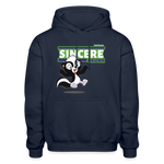 Sincere Skunk Character Comfort Adult Hoodie - navy