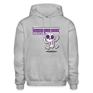 
            
                Load image into Gallery viewer, Skilled Skeleton Character Comfort Adult Hoodie - heather gray
            
        