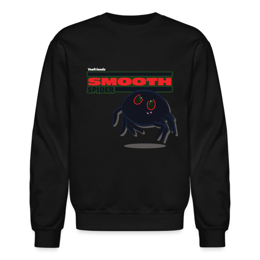 Smooth Spider Character Comfort Adult Crewneck Sweatshirt - black