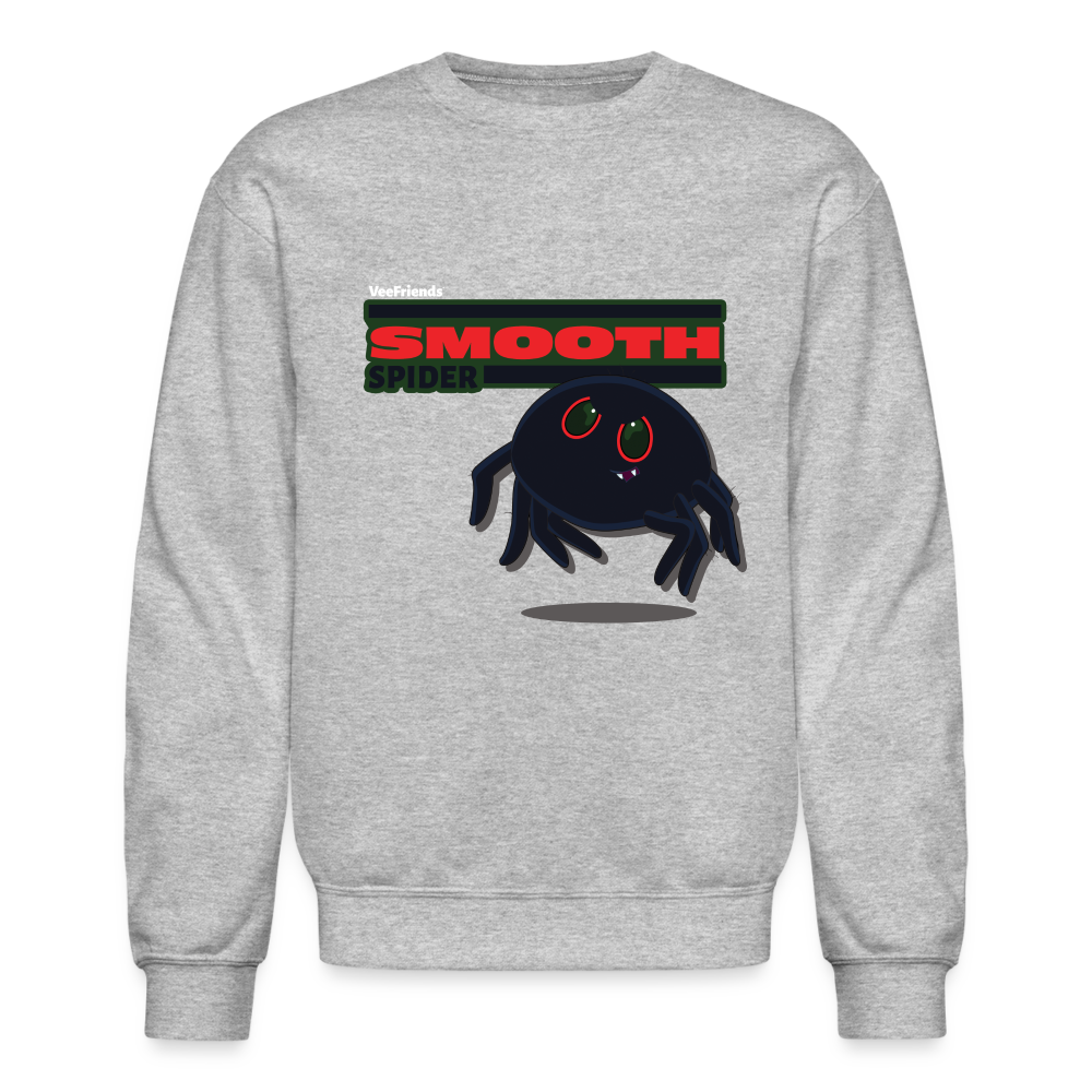 Smooth Spider Character Comfort Adult Crewneck Sweatshirt - heather gray