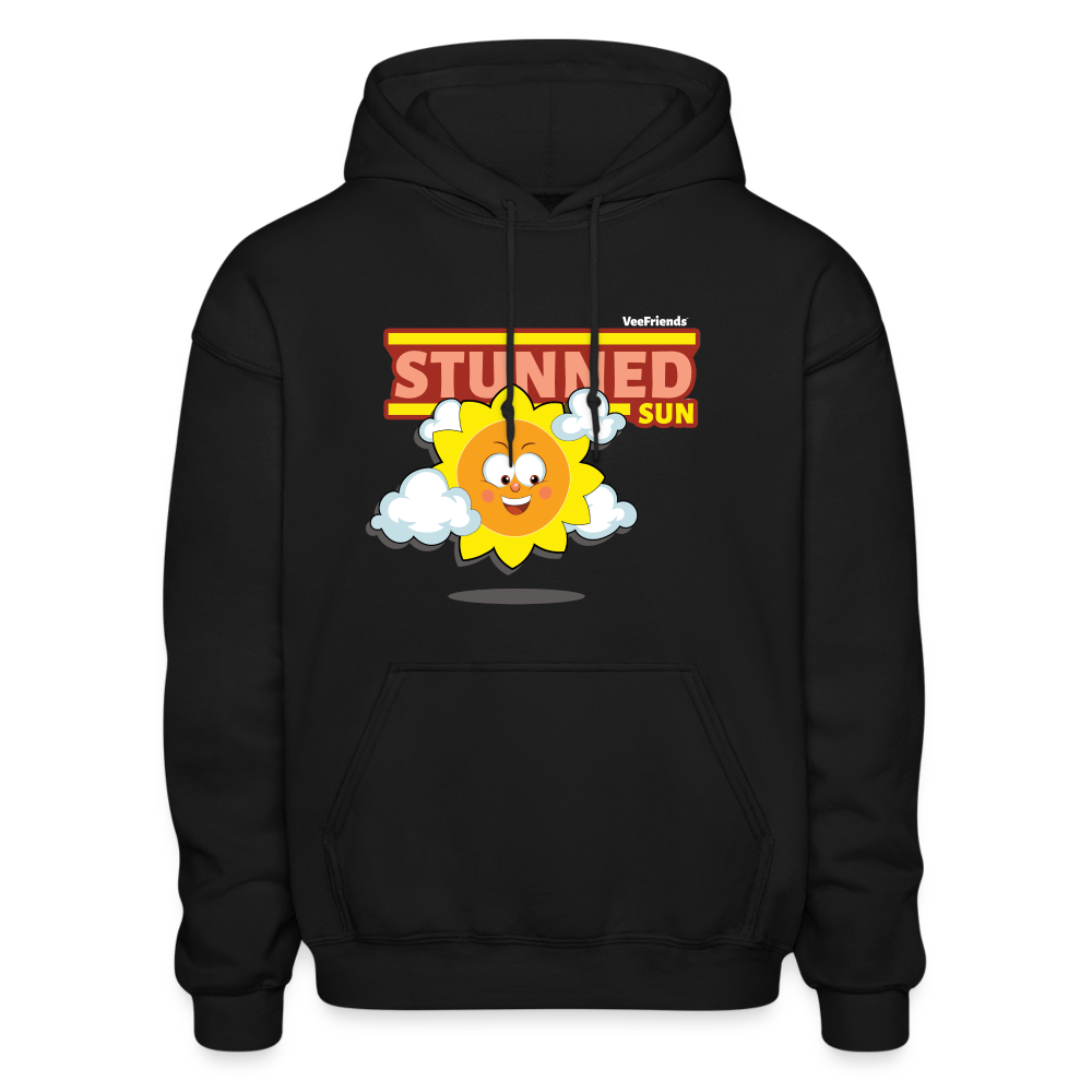 
            
                Load image into Gallery viewer, Stunned Sun Character Comfort Adult Hoodie - black
            
        