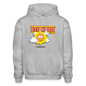 
            
                Load image into Gallery viewer, Stunned Sun Character Comfort Adult Hoodie - heather gray
            
        