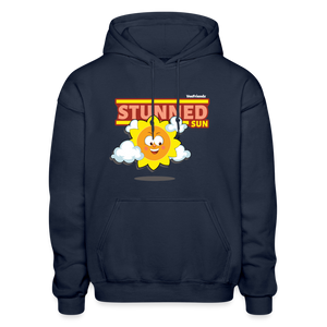
            
                Load image into Gallery viewer, Stunned Sun Character Comfort Adult Hoodie - navy
            
        