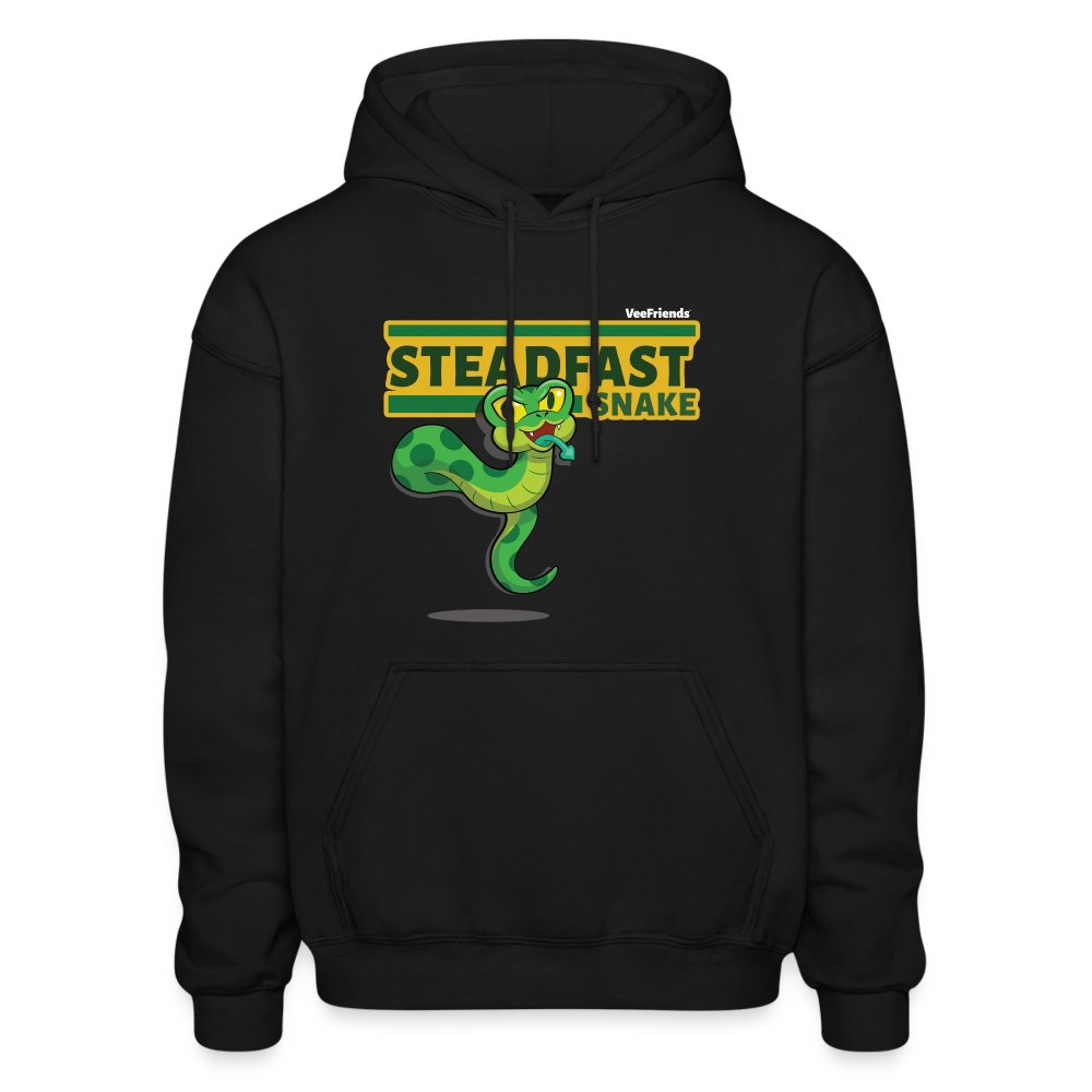 Steadfast Snake Character Comfort Adult Hoodie - black