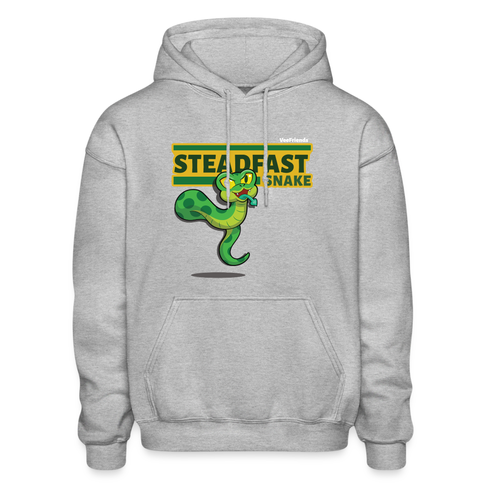 Steadfast Snake Character Comfort Adult Hoodie - heather gray